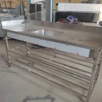 تجهیزات مرغ فروشی یخچال صنعتی میزکار استیل|فروشگاه و مغازه|پرند, فاز ۲|دیوار