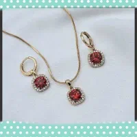 نیم ست یلدایی ، گردنبند و دستبند و گوشواره