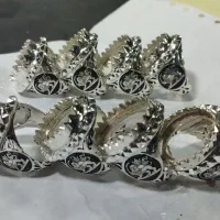 سنگ قیمتی رکاب خالی شیرخورشید و شبکه ای فیلی ساده