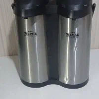 فلاکس دو قلو شیشه ای فلزی  درحدنو