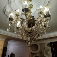 لوستر 12شاخه تمام برنج