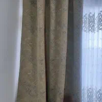 پرده حریر گلدوزی و پنل|پرده، رانر، رومیزی|فلاورجان, |دیوار