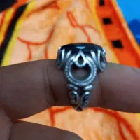 انگشتر نقره سنگ یاقوت کبود