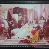 تابلو عکس طرح فرانسوی و تابلو وان یکاد