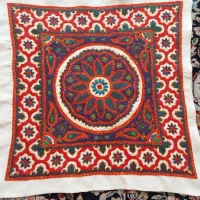 تعدادی کوسن وتابلویی بفروش میرسد|پرده، رانر، رومیزی|کرمان, |دیوار