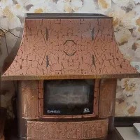 بخاری گازی طرح شومینه