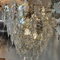 لوستر برگی کریستال