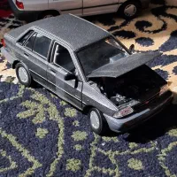 ماکت ماشین فلزی پراید ویلی نوک مدادی سه درب بازشو