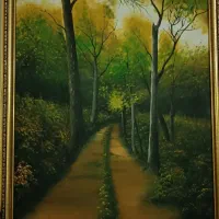 سه پایه نقاشی و قاب