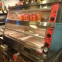 دیسپلی یا گرمکن مرغ سوخاری و یخچال زیر گریل