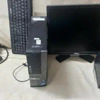مینی کیس و مانیتور DELL با کیبورد و موس