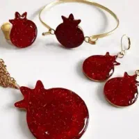 گردنبند و گوشواره انار رایگان
