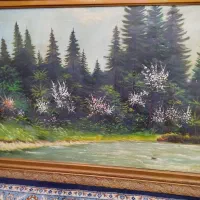 تابلو آنتیک رنگ روغن|تابلو، نقاشی، عکس|کرج, حسن آباد|دیوار