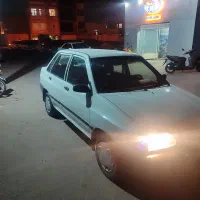 پراید 82 لاکاغذی عروسک بدون رنگ