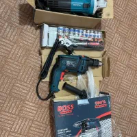 ابزار دریل پک کامل آچاربکس و مینی سنگ