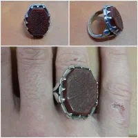 انگشتر نقره عقیق خراسان