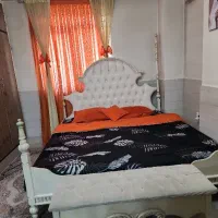 سرویس تخت تمام چوب با تشک