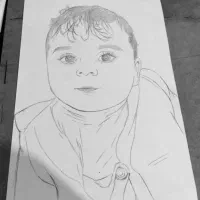 طراحی چهره سیاه قلم پذیرفته میشود با قیمت مناسب|تابلو، نقاشی، عکس|ملایر, |دیوار