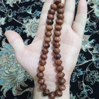 انگشتر‌نقره سعید تهران با تسبیح کهربا وخرمای وحشی‌|جواهرات|سرپل ذهاب, |دیوار