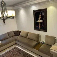 یک دست مبل ۷ نفره پارچه جیر کامل سالم ونو|مبلمان خانگی و میز عسلی|تهران, جنت‌آباد جنوبی|دیوار