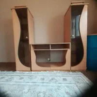 دو عدد میز tv یکی شیشه ای یکی mdfمدل پرستویی|میز تلویزیون|رشت, پل تالشان|دیوار