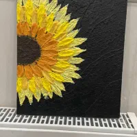 تابلو گل آفتابگردان|تابلو، نقاشی، عکس|میبد, |دیوار