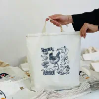 شاپینگبگ توتبگ کیسه ساک پارچه ای آماده ۳۰۰ عدد