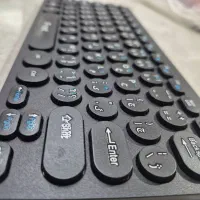 کیبورد بلوتوثی بدون تاخیر|قطعات و لوازم جانبی رایانه|مشکیندشت, |دیوار