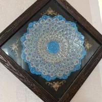 ظرف مینا کاری باقاب