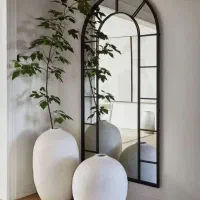 آینه قدی/ ایستاده/ پایه دار/ گرد