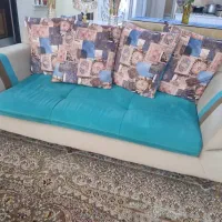 مبل ۷ نفره کار کرده در حد نو|مبلمان خانگی و میز عسلی|شاهینشهر, گزبرخوار|دیوار