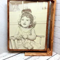حک عکس روی چوب با آتیش