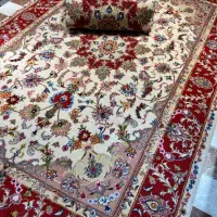 فرش دستباف جفت ۶متری کرم کاشمر نو آکبند دستبافت|فرش|تهران, مولوی|دیوار