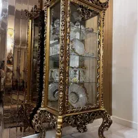 بوفه ویترین چوب کلاسیک