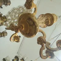 لوستر برنزی و آبکاری|لوستر و چراغ آویز|قرچک, مهدیه|دیوار