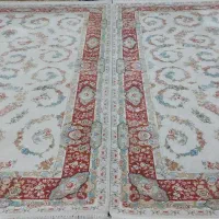 یک جفت فرش ۶ متری ۱۲۰۰ شانه گل برجسته