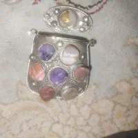 گردنیه کهنه کهنه با ۱۵عدد سنگ معدنی درجه یک کهنه