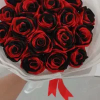 دسته گل روبانی