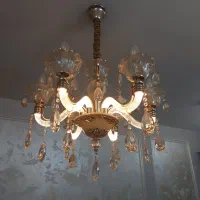 لوستر وارداتی ۶ شاخه|لوستر و چراغ آویز|تهران, اختیاریه|دیوار