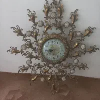 ساعت دیواری دوتا برنزی