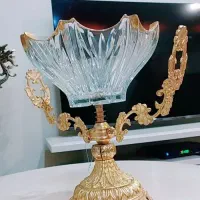 سرویس کریستال پذیرایی، رنگ ثابت لب طلا