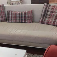 مبل راحتی نیم ست جلو تلویزیون همراه میز با شیشه|مبلمان خانگی و میز عسلی|بندر ماهشهر, |دیوار
