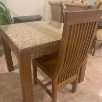 میز و صندلی ۴ نفره تمام چوب تایلندی