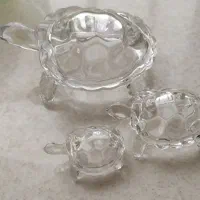 سه عدد لاک پشت کریستال