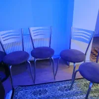 ۴ تا صندلی تمام استیل تر تمیز