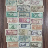 40 برگ اسکناس متنوع پهلوی به همراه 30 برگ هدیه|کلکسیون سکه، تمبر، اسکناس|اراک, |دیوار