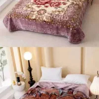 پتو یک نفره فجر درو گل برجسته|رختخواب، بالش، پتو|آبیک, |دیوار