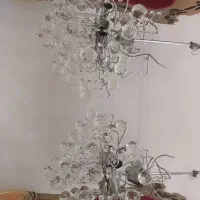 لوستر استیل شاهانه|لوستر و چراغ آویز|اراک, |دیوار