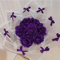 گل روبانی/بوکت پروانه ای/خواستگاری/کادو خراب نشدنی|گل مصنوعی|رشت, شالکو|دیوار