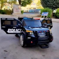 ماشین شارژی پلیسی شاسی بلنددرحد نو باطری نو